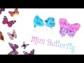 Rainbow Loom Mini Butterfly with Rubber Bands | Loom without Device | Angelic Arts