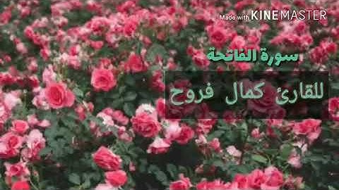 سورة الفاتحة بصوت القارئ  المجاهد كمال فروح