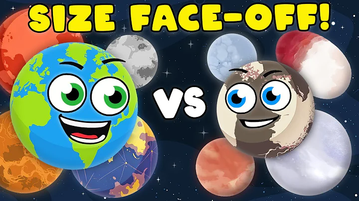 Size Comparison Of Dwarf Planets VS Mercury, Venus, Earth, Mars & Our Moon! | KLT