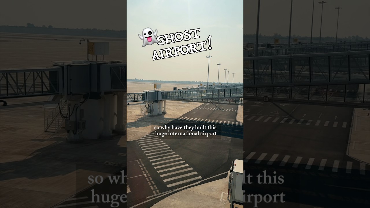 Deserted airport in Asia 👻