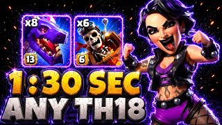 This Hydra Attack DESTROYS Every TH18 Base 💥