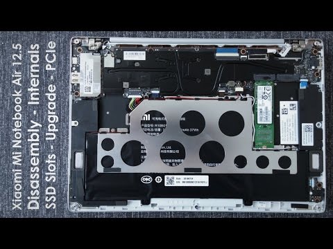 Xiaomi Mi Notebook Pro Thermal Repaste, Results, How to Open & Add SSD. 