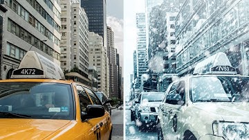 Add Winter Snow Effect to your Photo - Photoshop Tutorial
