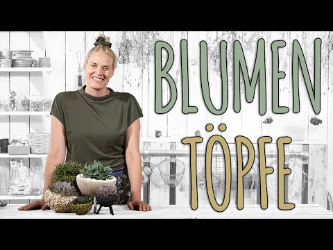 Video: DIY Blumentöpfe – Einfaches Blumentopfhandwerk für die ganze Familie