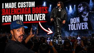 I Customized Balenciaga Boots for Don Toliver