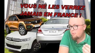 DS6, Kwid...Ces VOITURES françaises que vous ne verrez jamais ici !!