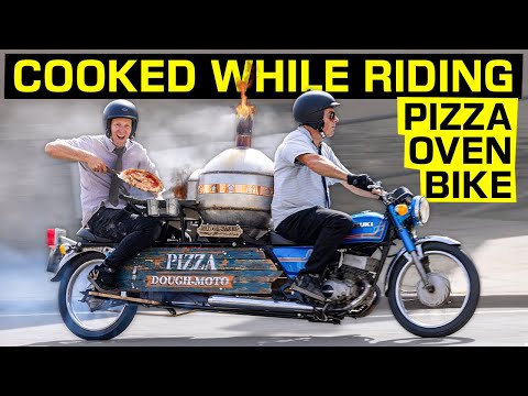 I Built a Bike that COOKS Pizza!!