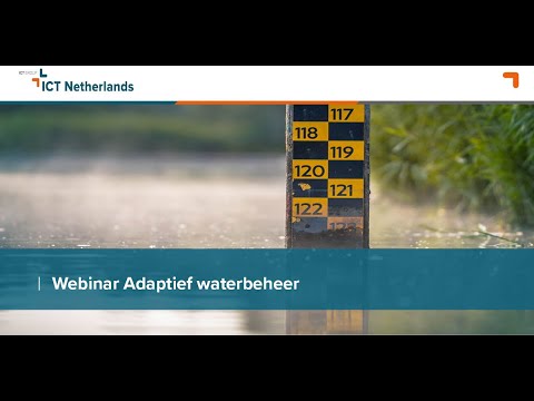 Opname: Webinar Adaptief waterbeheer door slim sturen (only in Dutch)