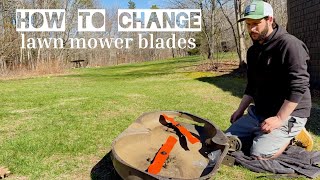 How To Change Lawn Mower Blades￼