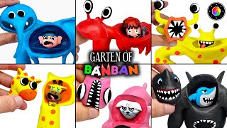Esculpiendo los ORIGENES de la BANBAN GANG FANGAME! #2 (Garten of Banban 3 y 4) Clay | PlastiVerse