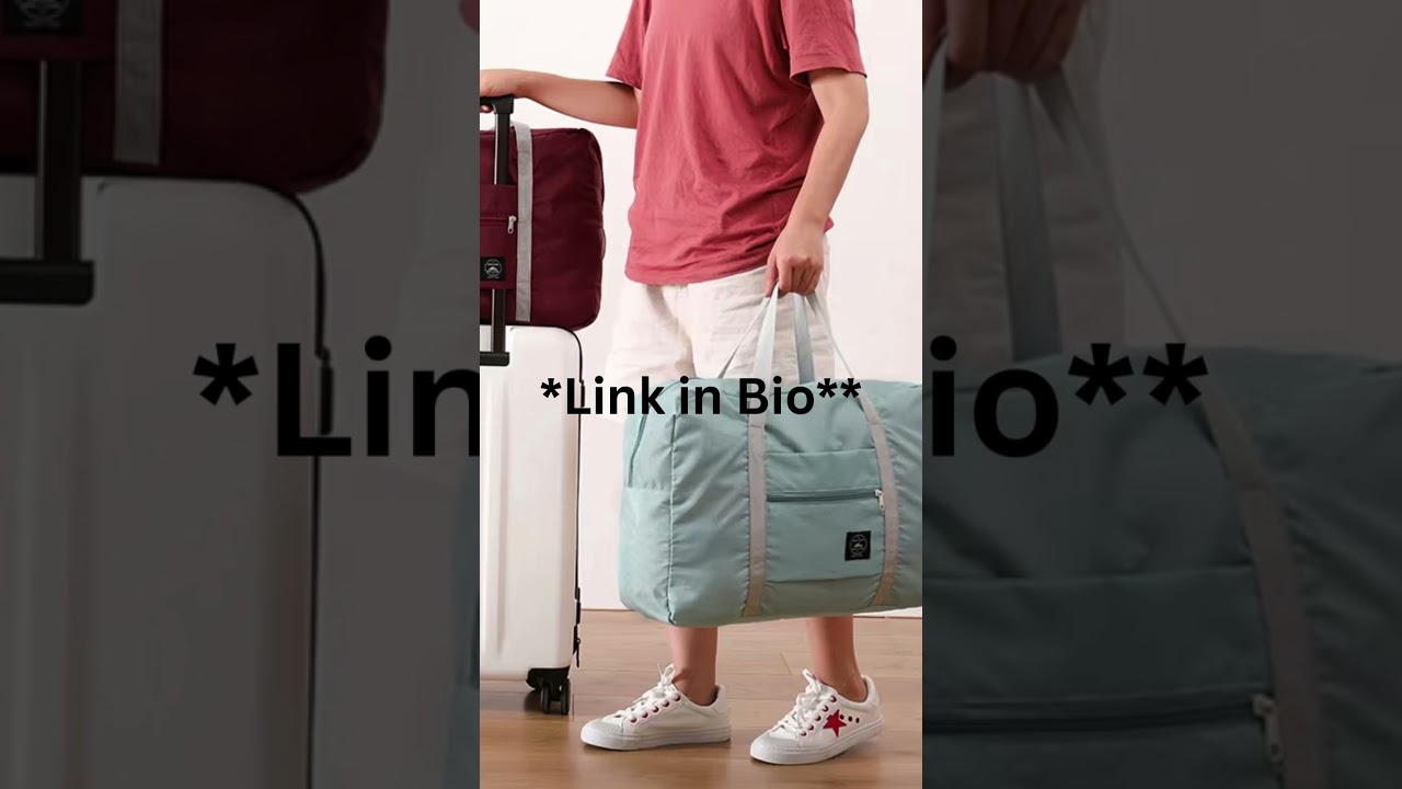 87% OFF! Foldable Travel Duffel Bag PKR 311 | Perfect Carry-On for Airlines