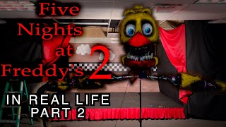 THE WITHERED ANIMATRONICS REVEAL!!! FNAF 2 IRL (part 2)