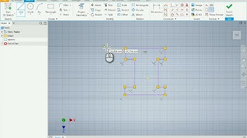 Autodesk Inventor - Eenvoudige 2D schets tekenen