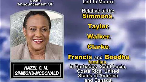 Hazel C  M  Simmons McDonald Long