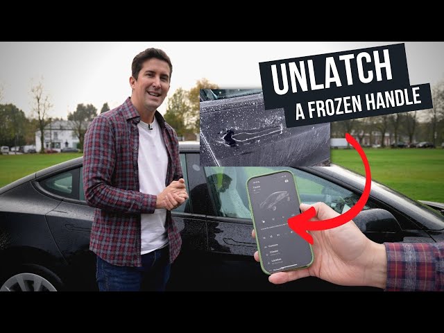 How to Unlatch a FROZEN Telsa Model 3 Door? (NEW!) 