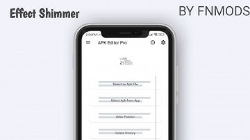 add a shimmer effect com editor apk to any app