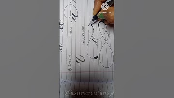 multiple "letter a" in Calligraphy 🖋️📝🖌️shorts #shorts #ytshort #calligraphy #writing #lettering