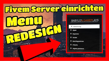 Fivem Server einrichten # 455 // New REDESIGN Menu // esx menu default // Fivem esx Server FREE