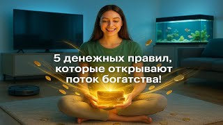 картинка: 5 денежных правил, которые открывают поток богатства!