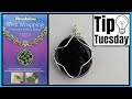 Square & Half Round Wire Wrap Cabochon // Wyatt White Instruction Booklet
