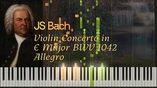 Bach Violin Concerto in E Major BWV 1042 – Allegro | Synthesia Visual | State of the Art