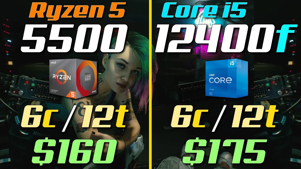 AMD Ryzen 5 5500 vs Intel Core i5-12400: What is the difference?