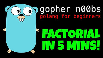GOLANG FACTORIAL EXAMPLE IN 5 MINUTES!!!!!!! LEARN FACTORIAL FUNCTIONS IN GO FOR BEGINNERS!!!!!!