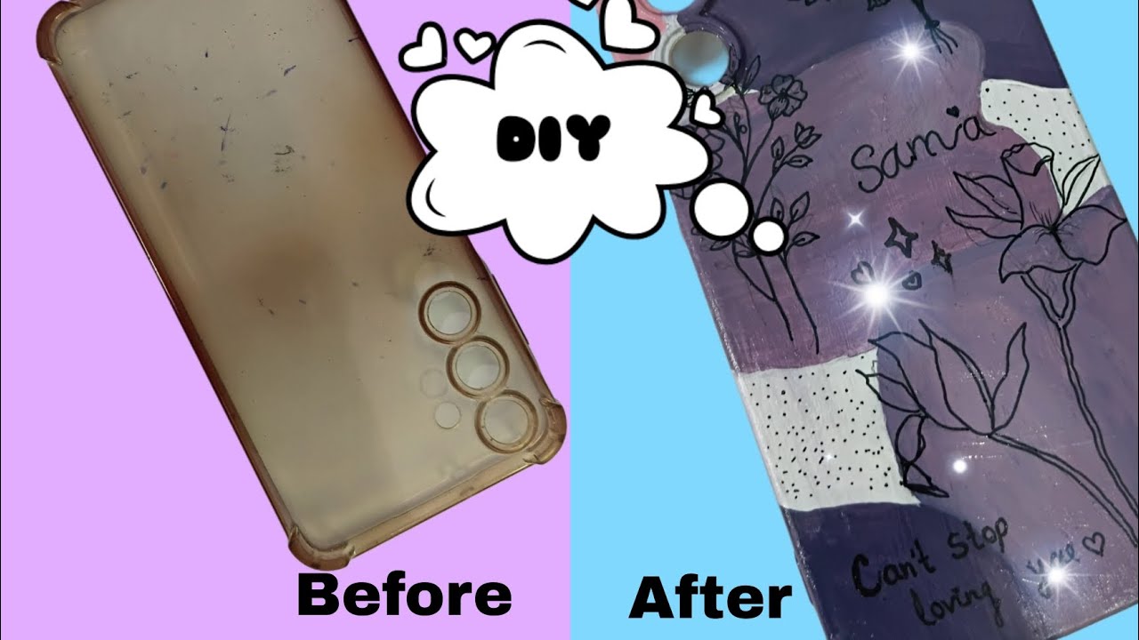 DIY phone cover painting | 