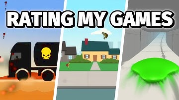 3 years of Learning Game Development - Rating My Games