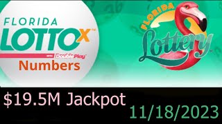 Florida Lotto Winning Numbers 18 November 2023 Today FL Lotto Drawing Result November 2023