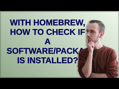 Apple: With Homebrew,