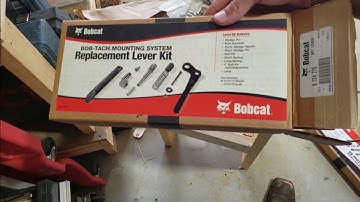 How to install Bobcat implement attaching levers