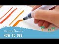 How to Use a Water Brush Pen - Aqua Brush Tutorial | Stationery Island