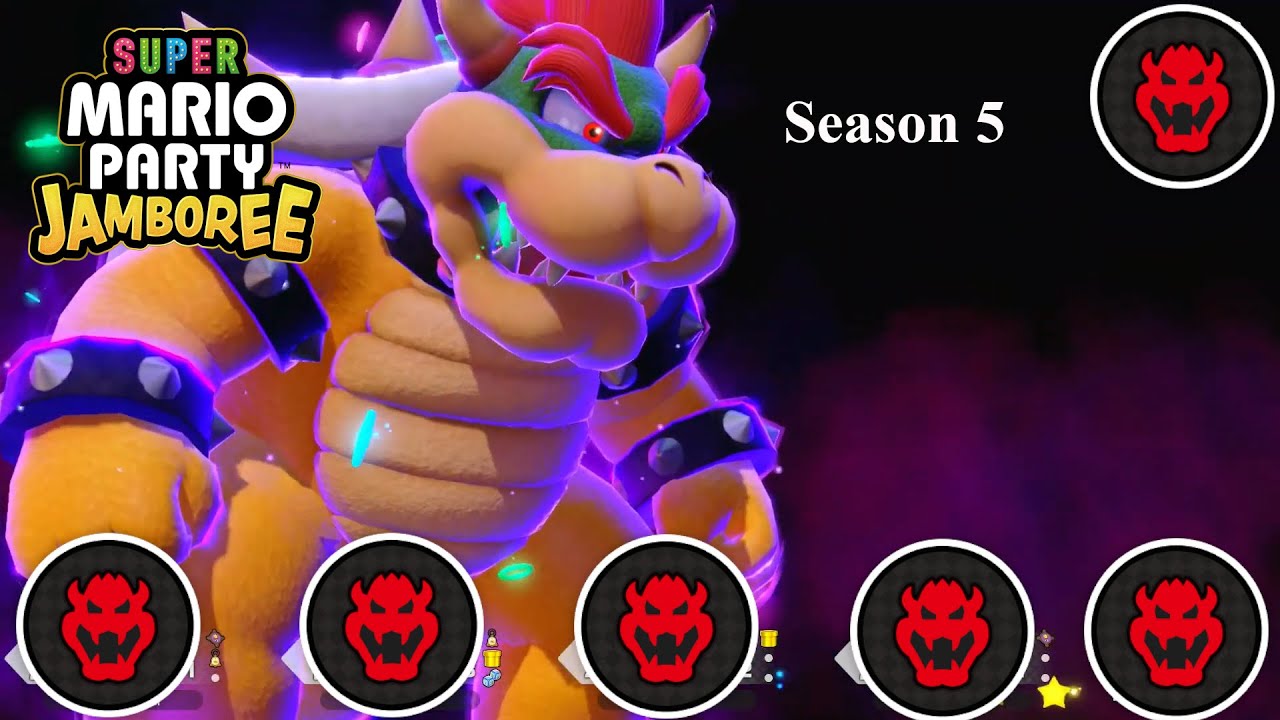 Super Mario Party Jamboree - Impostor Bowser Compilation (Season 5)