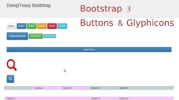 Bootstrap 3 Lesson - 2 Buttons and Glyphicons