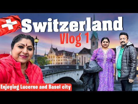 Visiting Basel City and Lucerne City💓🤩 | Switzerland Vlog - 1 | Binni Krishnakumar