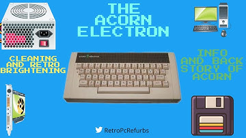 The Acorn Electron (1983) Retro brightening , Back story and Games