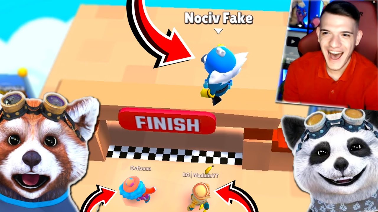 M-AU ARUNCAT IN AER PE STUMBLE GUYS! Opening si Multe Provocari