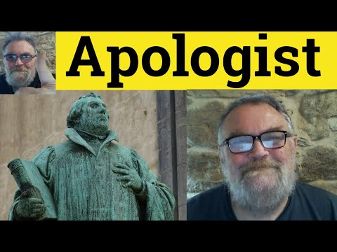 Vídeo: Como apologista é usado em uma frase?