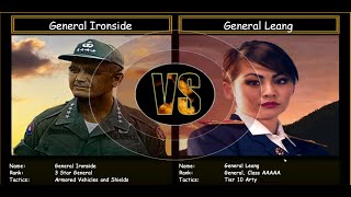 General Ironside VS General Leang - Shockwave Chaos Mod - Challenge - C&C Generals