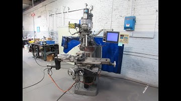 Bridgeport EZ Trak 2 Axis CNC Vertical Knee Mill with Kurt Power Draw Bar, & More