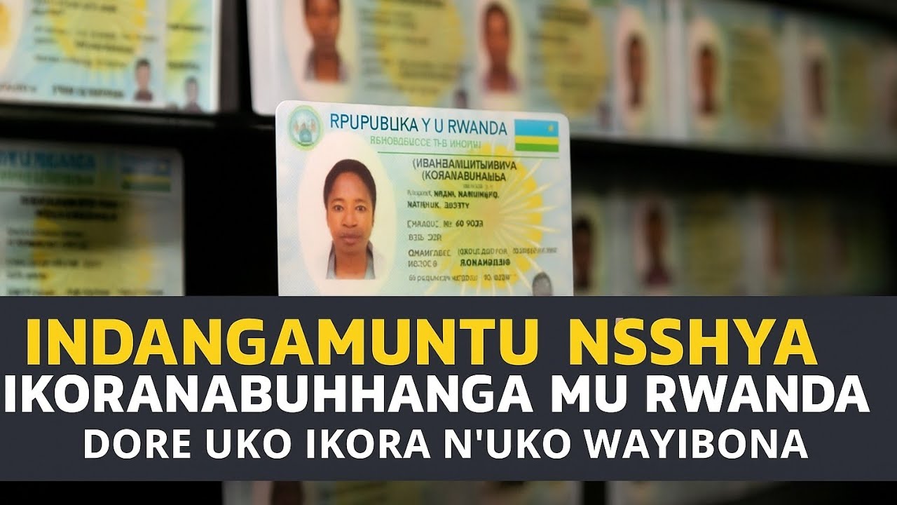 Indangamuntu nshya ikoranabuhanga mu Rwanda – Dore uko ikora n’uko ...