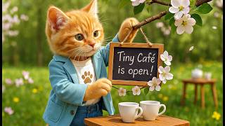 🍵 Gingy Cat Opens a Little Forest Café: A Whisker-Warm Welcome 🍪🫖