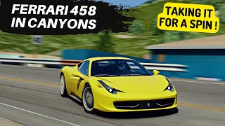 Drifting Ferrari 458 Italia - Assetto Corsa Steering Wheel Gameplay
