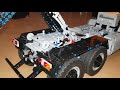 Lego technic  MAN Hooklift Abrollkipper Hakenlift  MOC ferngesteuert  RC  sbrick