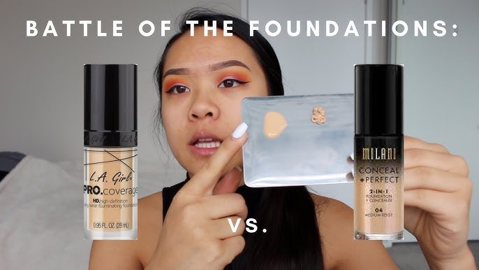 NEW LA GIRL PRO COVERAGE HD Foundation & WHITE MIXER {Review & Demo} 15  DAYS OF FOUNDATION 