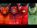 Hulk &amp; Marvel Avengers Iron Man, Spider-Man, Captain America, Tekken Jin Kazama Super Heroes Battle