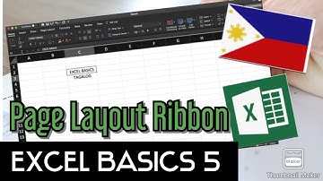 #5 EXCEL TAGALOG TUTORIAL 2020 - Page Layout Ribbon - Ultimate Beginner