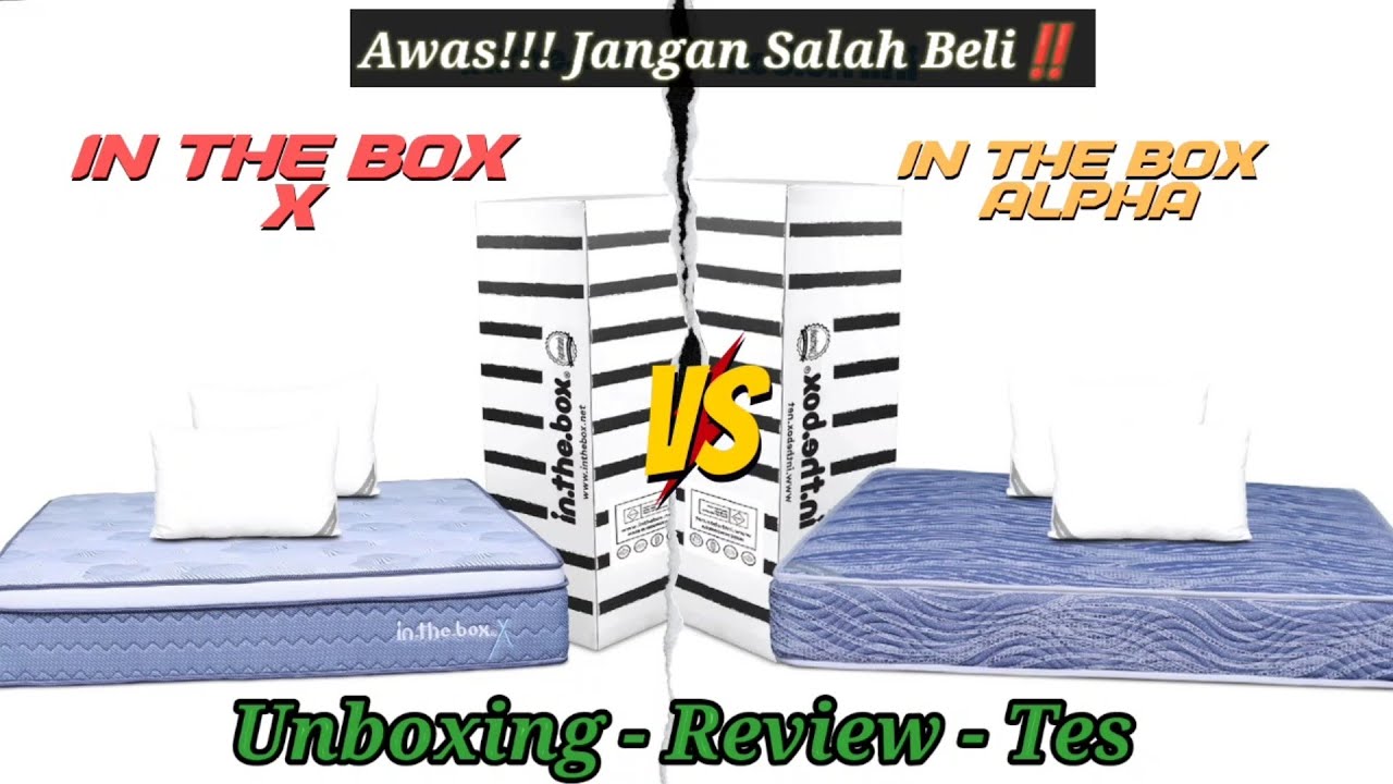 Ulas Tuntas Kasur Viral ‼️In The Box X  V.S In The Box Alpha ⁉️ Biar Gak Nyesel Salah Beli.