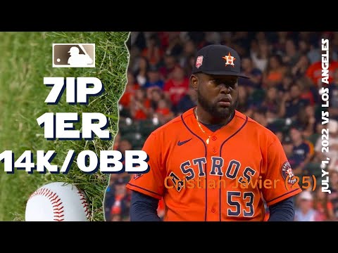 Cristian Javier (25) 14K game  | July 1, 2022 | MLB highlights